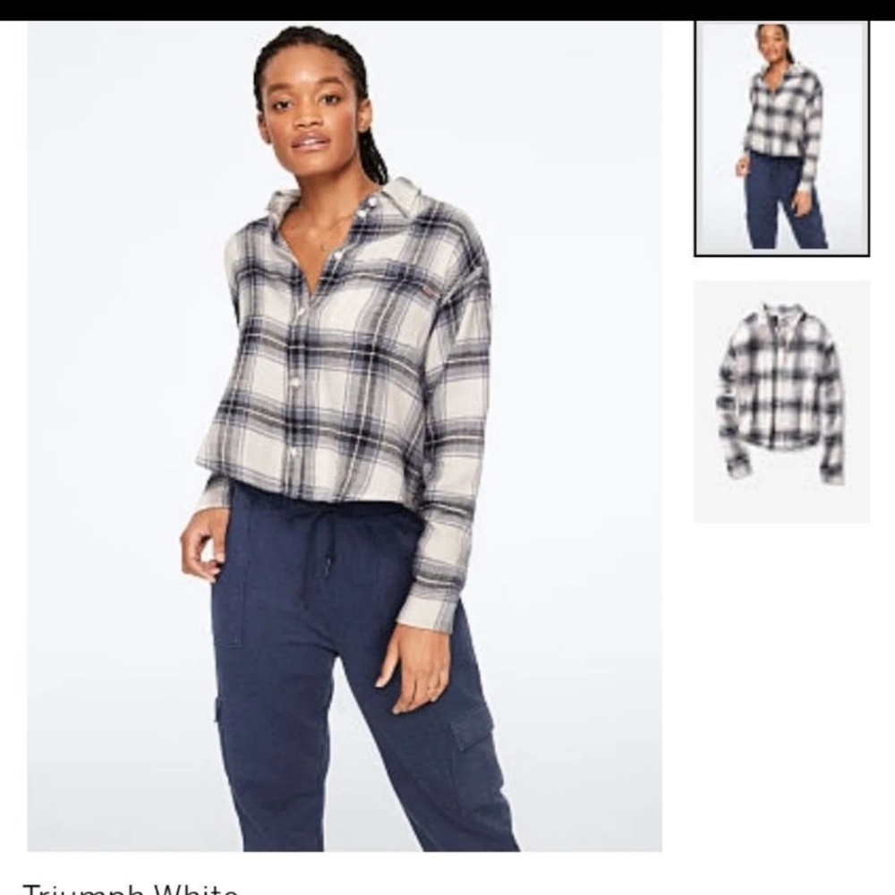 Pink flanel shirt